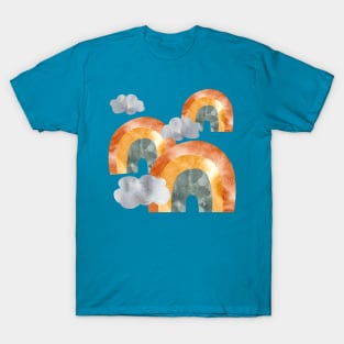 Rainbow watercolor shirts/tops T-Shirt